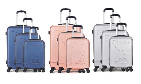 Set di 3 trolley LPB disponibile in vari colori