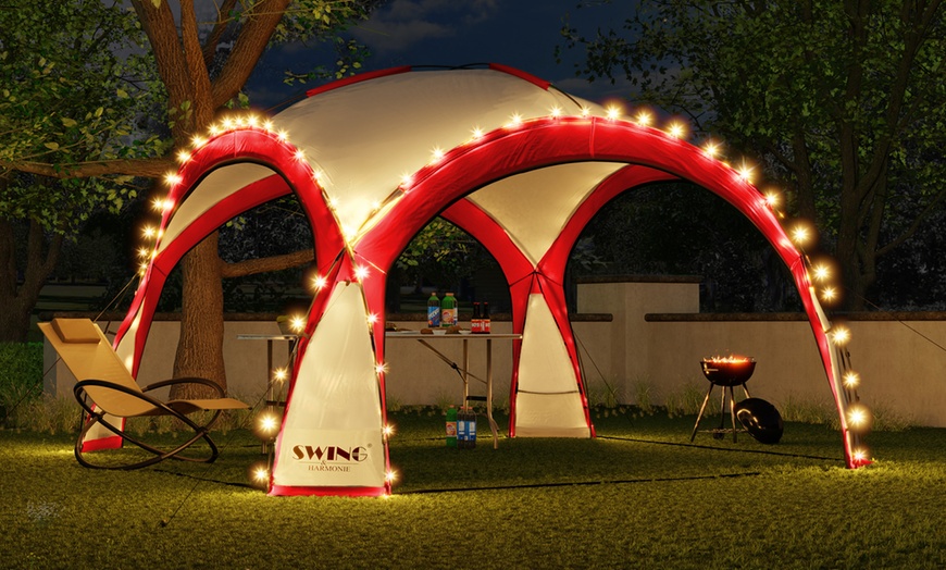 Image 15: Dome Shelter with LED Lighting