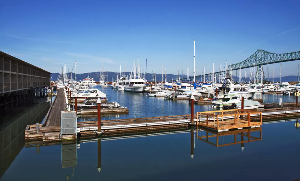 1- or 2-Night Stay for Two in a King Balcony Room with Museum Passes at Astoria Riverwalk Inn in Astoria, OR - Primary Image