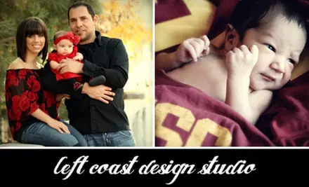 $55 for a Photo Shoot and Prints from Left Coast Design Studio (Up to $255 Value) - Primary Image