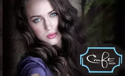 $99 for a Haircut, Toner, Kerastase Treatment, Style, and Choice of Coloring or Highlights at Craft Salon (Up to $210 Value)  - Primary Image