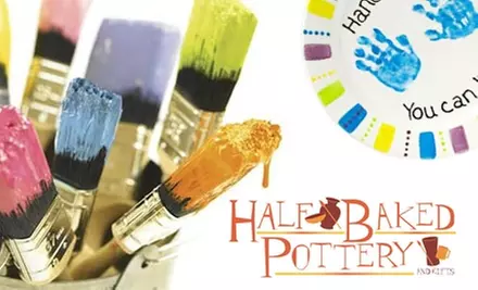$15 for $35 Toward Paintable Pottery, Fusible Glass, Studio Time, and More at Half Baked Pottery and Gifts - Primary Image