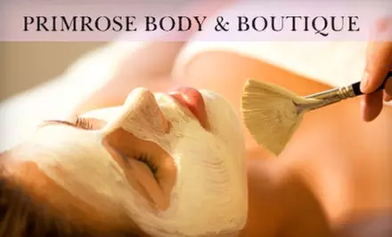 $60 for a Glycolic Facial and $20 Worth of Waxing/Threading at Primrose Body & Boutique in Campbell ($120 Total Value) - Primary Image