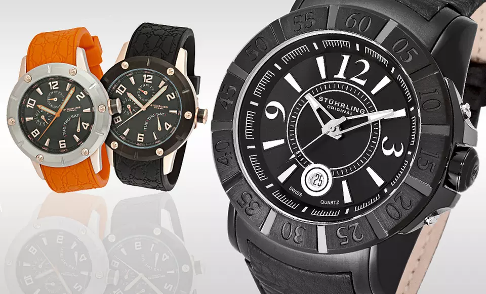 Stührling Original Men’s Sporty Watches (Up to 90% Off). Nine Styles Available. Free Shipping and Free Returns. - Primary Image