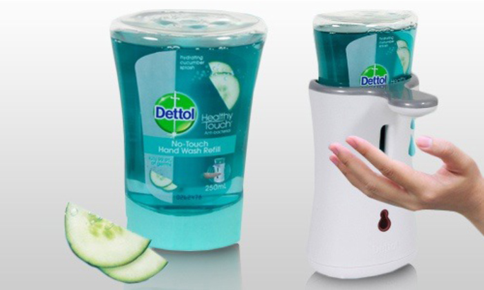 Recharge de savon pour les mains Dettol No-Touch Beurre de karité - 10