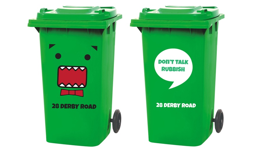 Image 3: Personalised Wheelie Bin Sticker