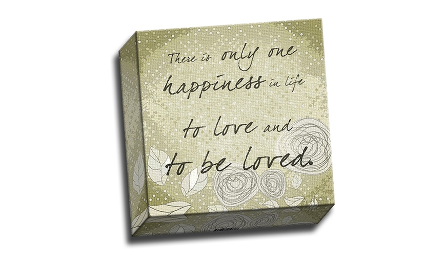 16”x16” Inspirational Canvas | Groupon Goods