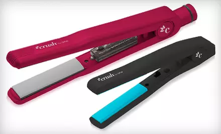 Crush Ceramic Flatiron or Mini Ceramic Flatiron (Up to 64% Off). Multiple Colors Available. - Primary Image