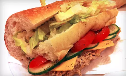$11 for Soup-and-Sandwich Combos for Two at Bonchaz ($22.18 Value) - Primary Image