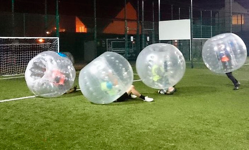 Image 2: Bubble Football and Drinks for 12