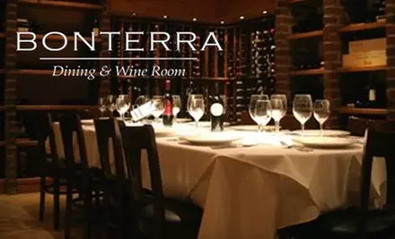$25 for $60 Worth of Contemporary American Cuisine at Bonterra Dining & Wine Room - Primary Image