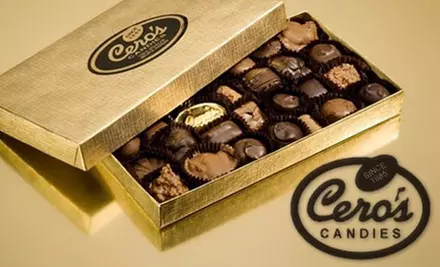 $10 for 21-Piece Assortment Box of Caramels, Turtles, and Coconut Haystacks from Cero's Candies ($21 Value)  - Primary Image