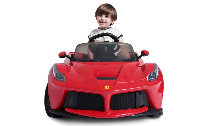 Image 6: Rastar Ferrari Kids' Ride-On Car