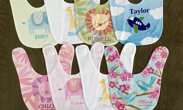 Personalized Baby Bibs (Up to 60% Off) - Primary Image