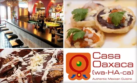 $15 for $35 Worth of Authentic Mexican Cuisine and Drinks at Casa Oaxaca  - Primary Image