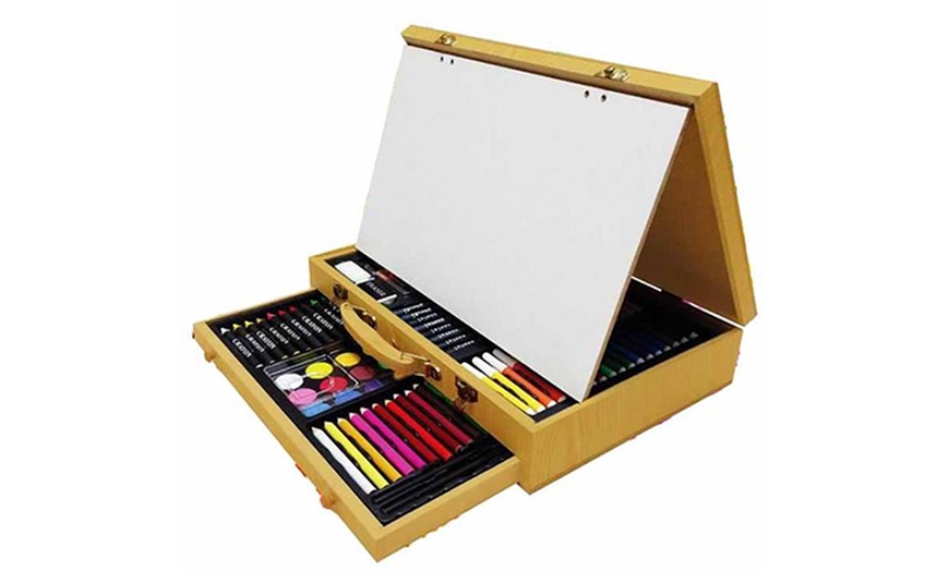 Image 2: Drawing and Painting Wooden Case