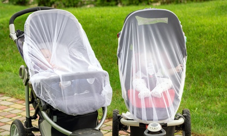 Rete protettiva per culla, adattabile al passeggino