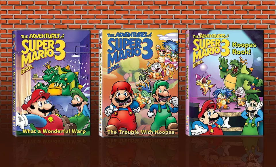 The Adventures of Super Mario Bros. 3 DVD Bundle. Free Returns. - Primary Image