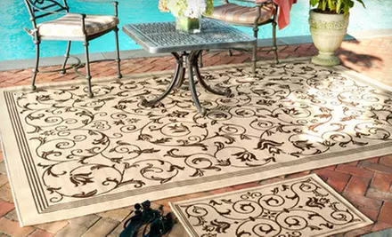 One or Two Safavieh Indoor-Outdoor Rugs (Up to 57% Off). Multiple Styles and Sizes Available. Free Shipping. - Primary Image