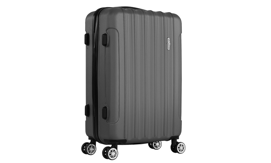 Image 25: 3-Piece Hard Shell Suitcase Set