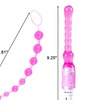 Image 6: ItBelongs2U G Spot Vibrator Anal Plug Pull Ring Ball Anal Bead Prostate Massager