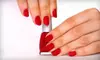 Shellac Manicure or Mani-Pedi at Elysian Spa and Salon (Up to 54% Off)
