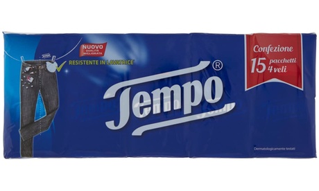 Fino a 300 pacchetti di fazzoletti Tempo a 4 veli