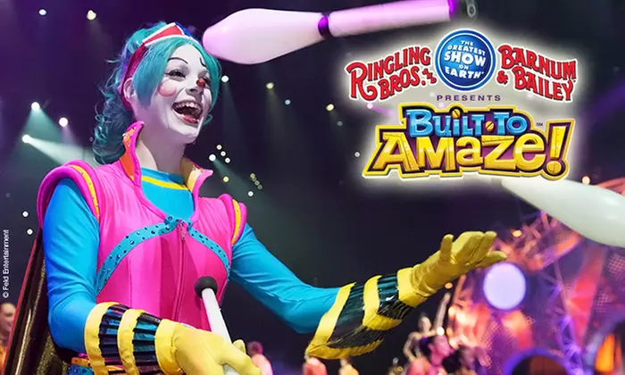 Ringling Bros. and Barnum & Bailey: "Built to Amaze" (Up to 51% Off). Showtimes Available September 19–21. - Primary Image