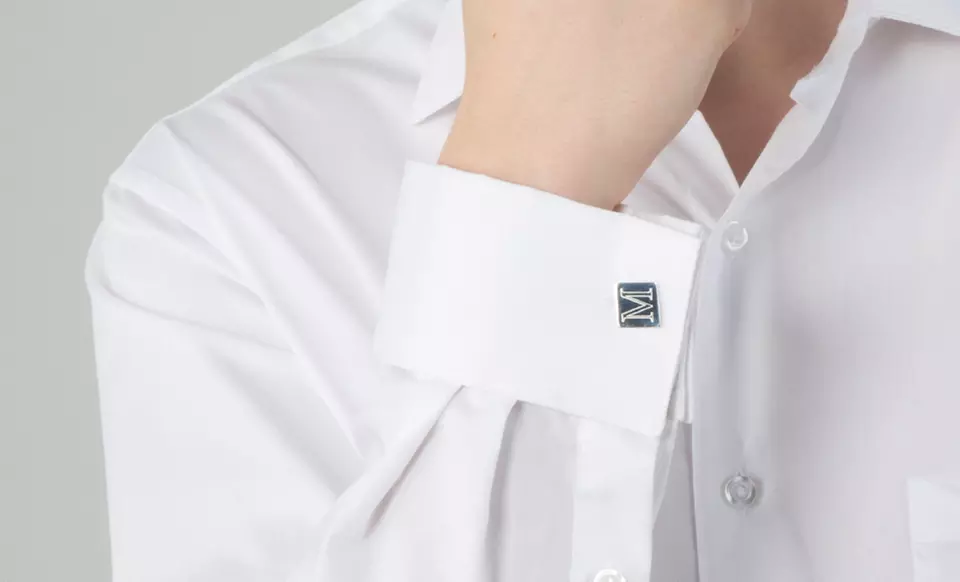 $24.99 for Custom Silver-Plated Engraved Cufflinks ($79.99 List Price). Two Options Available. Free Shipping. - Second Medium