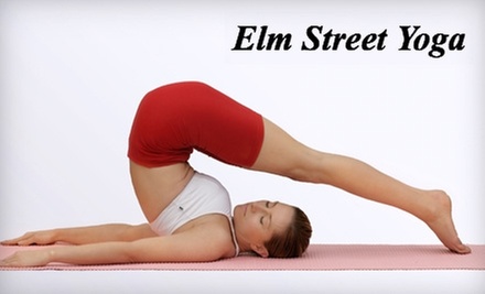 $35 for a Six-Week Yoga Class (Up to $67.03 Value) or an Eight-Week Belly-Dancing Class ($60 Value) at Elm Street Yoga  - Primary Image
