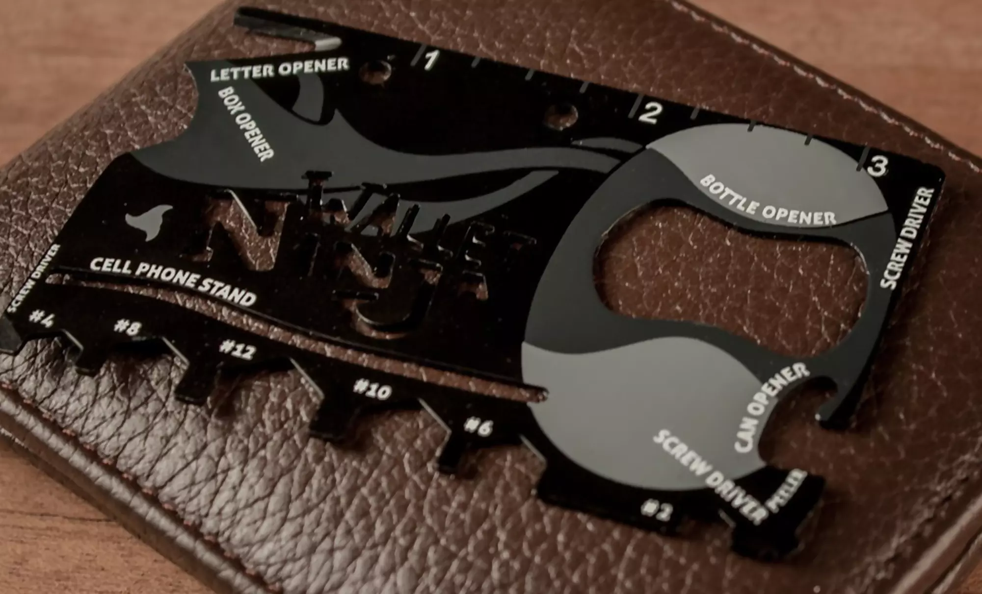 Wallet Ninja Multitool in Black. Free Returns. - Primary Image