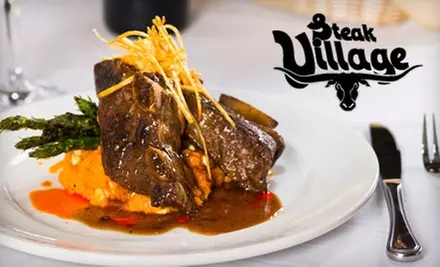 $20 for $40 Worth of Fine Dining at Steak Village - Primary Image