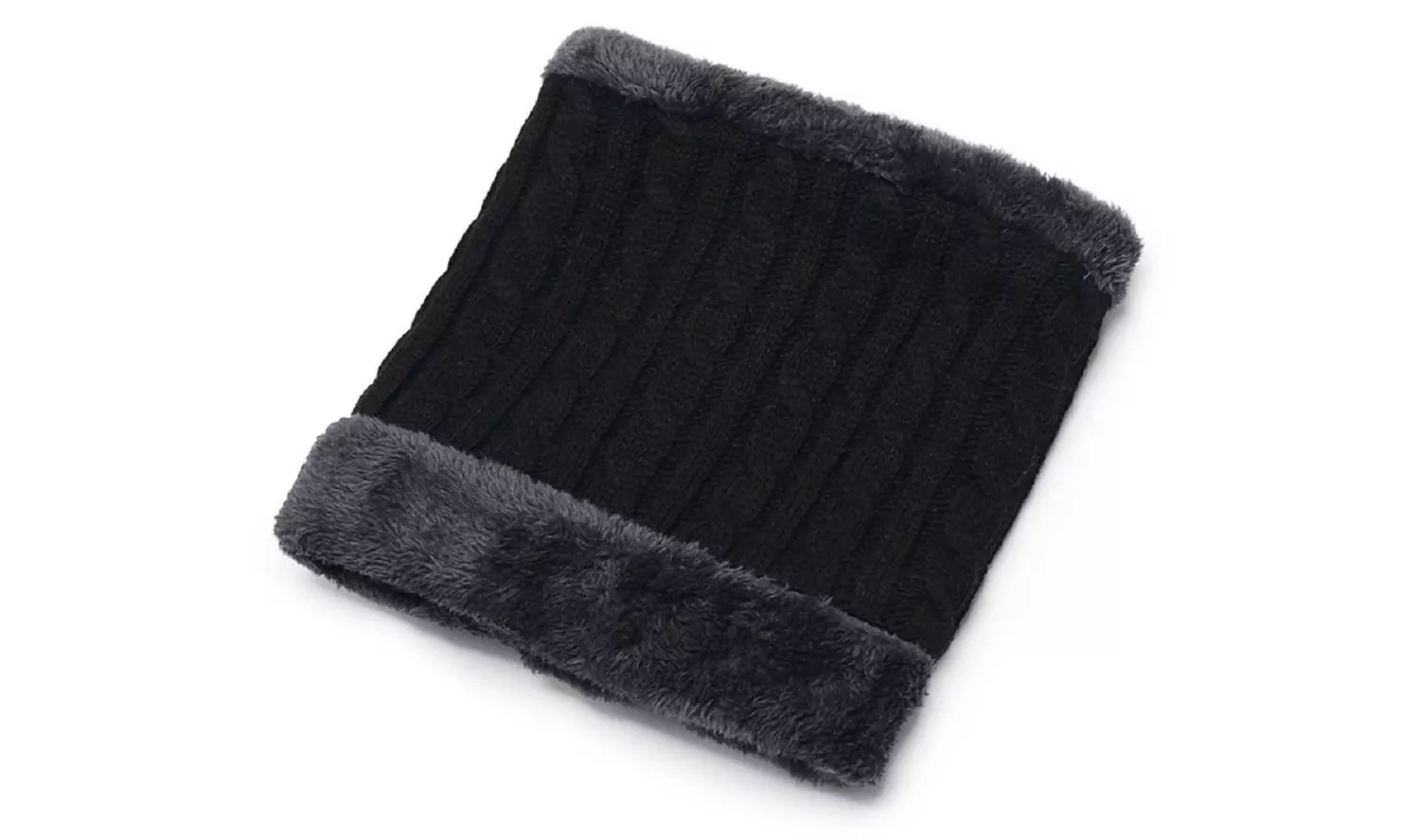 Nekwarmer met imitatiebont