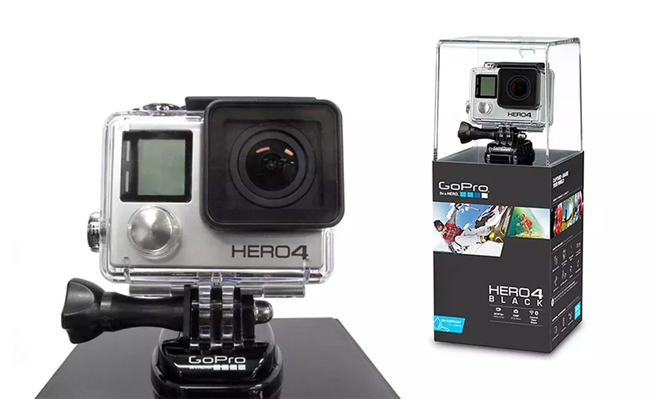 GoPro Hero4 Black 4K Action Camera - Primary Image
