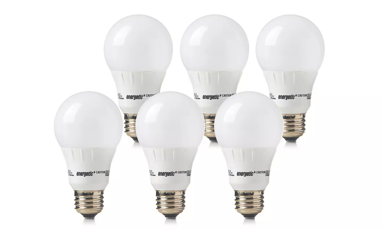 Energetic Lighting Dimmable or Standard LED Bulbs (6-Pack) - Primary Image