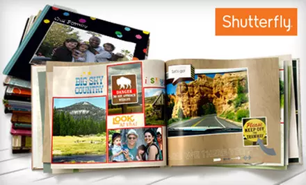 8x8 or 8x11 Custom Photo Book from Shutterfly (Up to 67% Off) - Primary Image