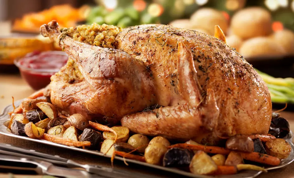 All-Natural Whole Turkey or a Standard, Premium, or Deluxe Thanksgiving Turkey Package (Up to 57% Off). Free Shipping. - Primary Image