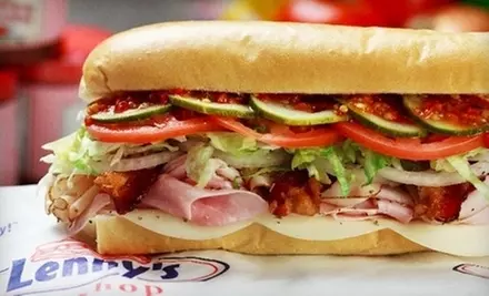 $7 for $15 Worth of Sub Sandwiches at Lenny's Sub Shop - Primary Image