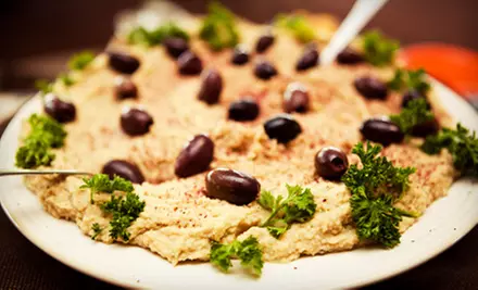 $55 for a Five-Course Prix Fixe Middle-Eastern Meal and Wine for Two at Simon’s Cafe in Sherman Oaks (Up to $110.80 Value) - Primary Image
