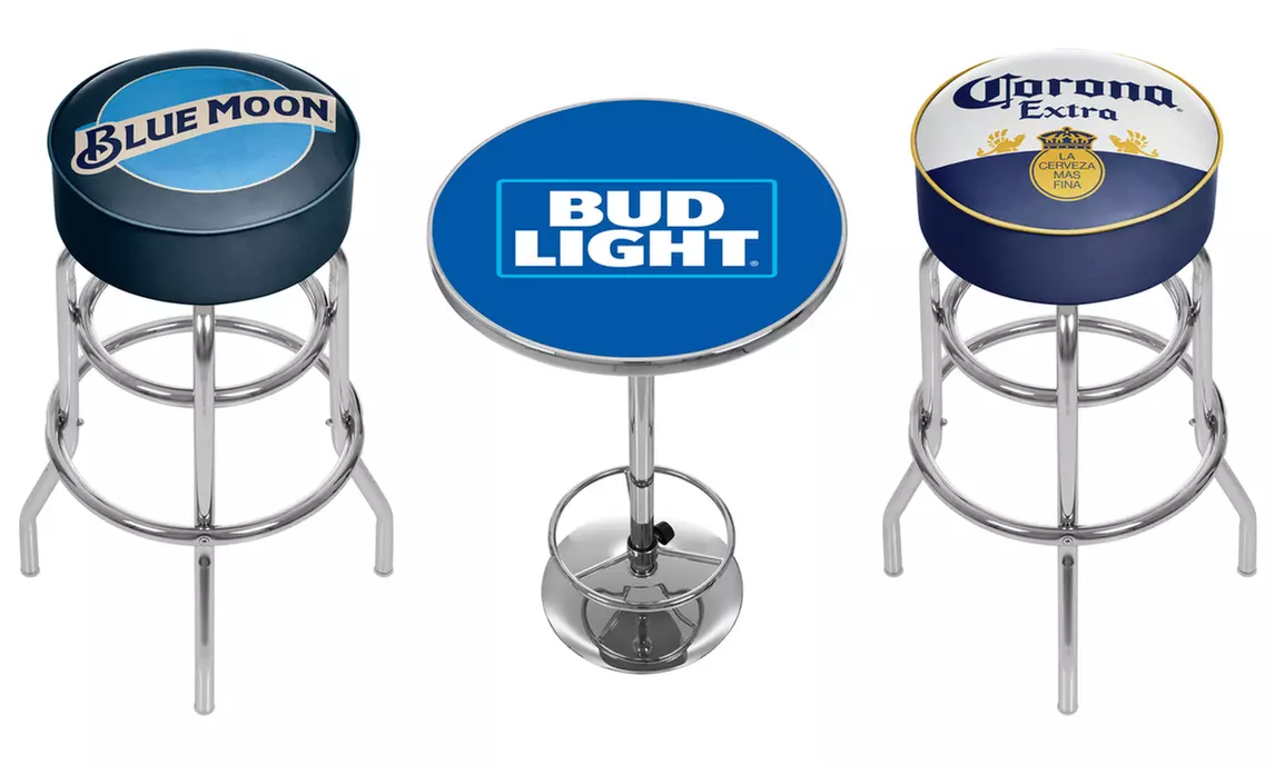 Beer Brand Padded Swivel Bar Stools and Pub Tables - Primary Image