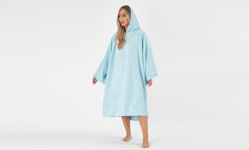 Image 24: Adult Oversized Poncho Towel