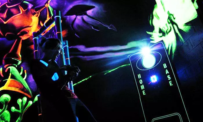Laser Tag for Two or Four, or Laser Tag Flex Card Good for 10 Games at Play Abby (Up to 54% Off) - Primary Image