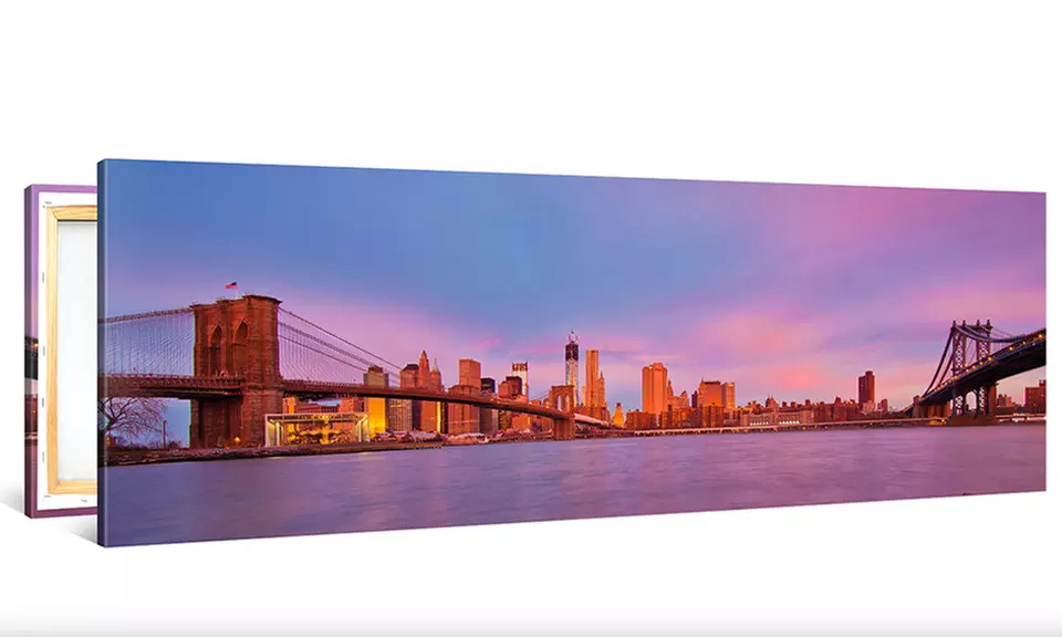 One 20"x12", 24"x12", 36"x12", or 48"x16" Custom Panoramic Canvas Print from CanvasOnSale (Up to 80% Off) - Primary Image