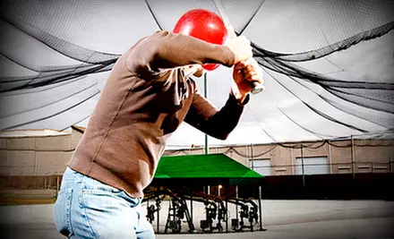 One-Hour Batting-Cage Rental or 10 Batting-Cage Tokens and Four Drinks at The Clovis Batting Range (Up to 51% Off) - Primary Image