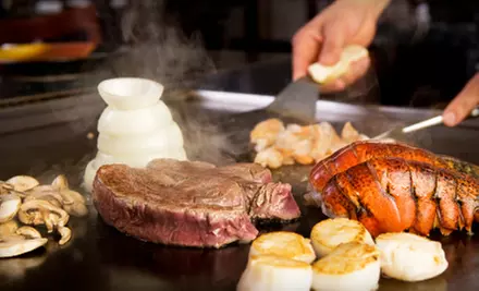 $20 for $40 Worth of Hibachi-Style Steak and Seafood at Domo77. Two Options Available. - Primary Image
