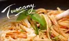 $25 for $50 Worth of Italian Cuisine and Drinks at Tuscany Ristorante in Bridgeport