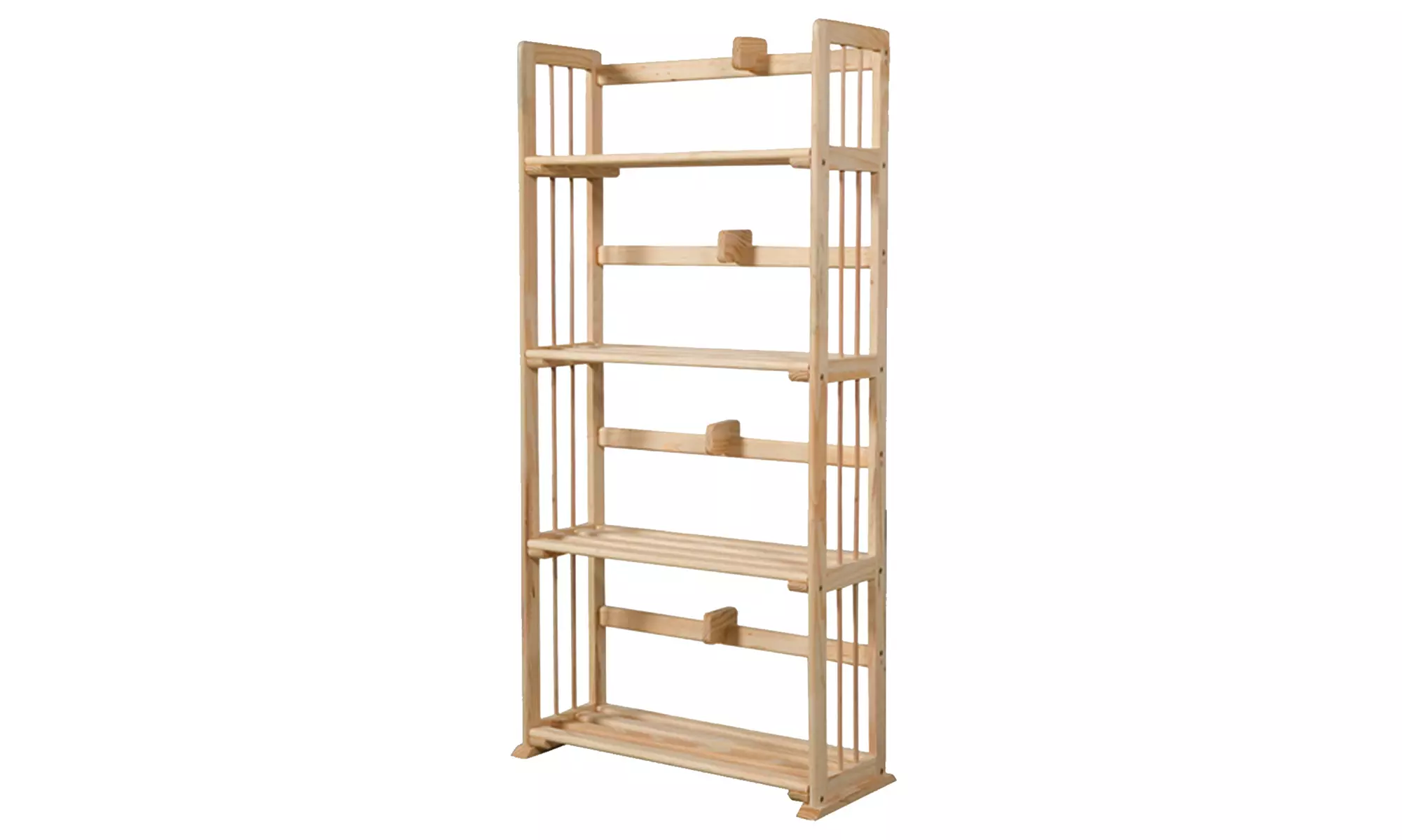 Furinno 3 or 4-Tier Solid Pine Wood Bookshelves - Second Medium