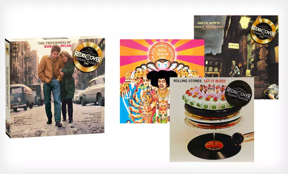 $19.99 for a Rock-Album-Themed Jigsaw Puzzle ($24.99 List Price). Eight Options Available. Free Shipping and Returns. - Primary Image