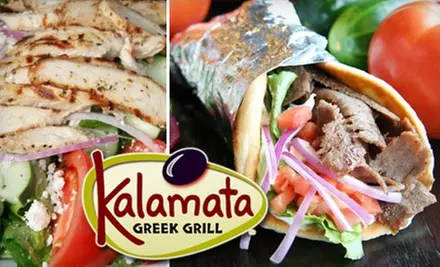 $9 for $18 Worth of Greek Cuisine and Drinks at Kalamata Greek Café in Troy - Primary Image