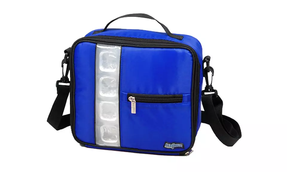 The FlexiFreeze Freezable Lunch Box Cooler with Built-In Ice Cubes - Second Medium